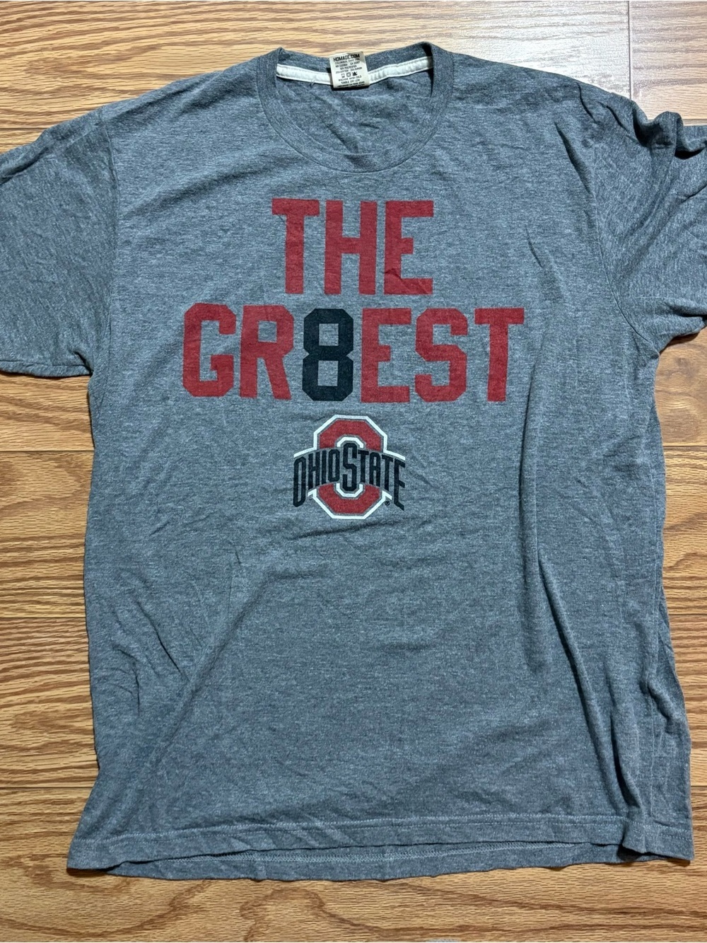 Homage NCAA OSU Ohio State Buckeyes The Gr8est Shirt Size Large